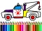 Mchezo Back To School: Trucks Coloring online