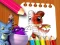 Mchezo Dragon Rescue Riders Coloring Book online