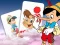 Mchezo Pinocchio Memory card Match online