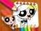 Mchezo The Powerpuff Girls Coloring Book online