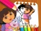 Mchezo Dora the Explorer the Coloring Book online