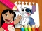 Mchezo Lilo and Stitch Coloring Book online