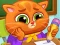 Mchezo Lovely Virtual Cat At School online