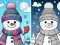 Mchezo Coloring book Winter online