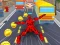 Mchezo Subway Run Superhero Robot online