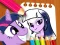 Mchezo Equestria Girls Coloring Book online