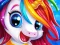 Mchezo Unicorn Make up Girl online