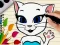 Mchezo Talking Angela Coloring Book online