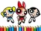 Mchezo PowerPuff Girls Coloring Book online