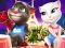 Mchezo Talking Tom and Angela Coloring online