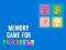 Mchezo Memory Game for Childrens online