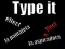 Mchezo Type it online