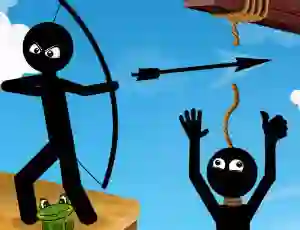 Mchezo Bow Master Stickman Hero online