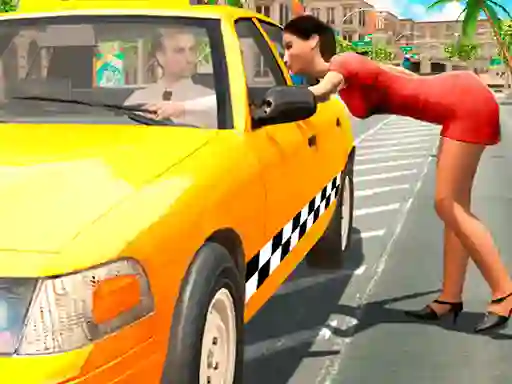 Mchezo Crazy Taxi Simulator online