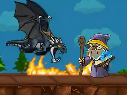 Mchezo Dragon vs Mage online