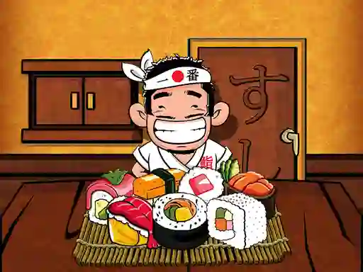 Mchezo Sushi Matching online
