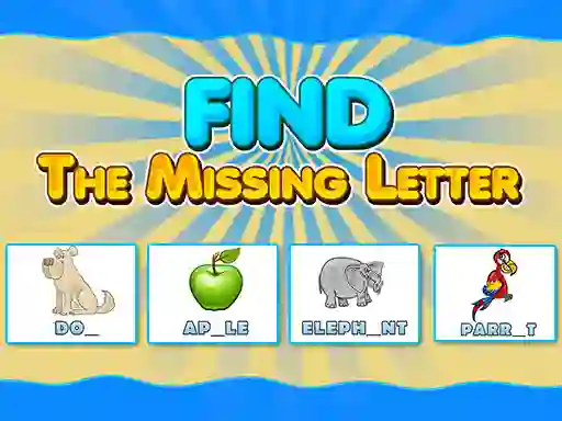 Mchezo Find The Missing Letter online