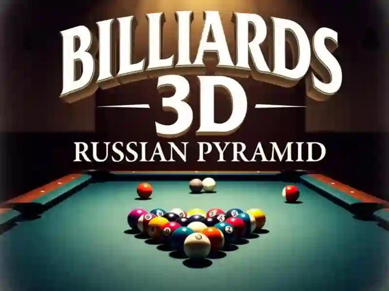 Mchezo Billiards 3D Russian Pyramid online