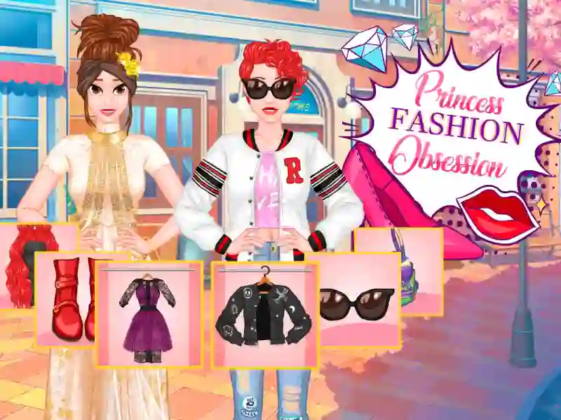 Mchezo Princess Fashion Obsession online