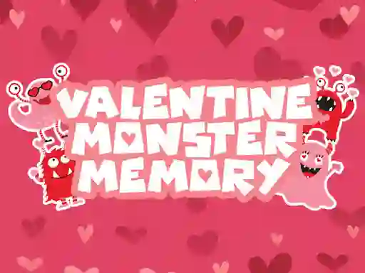 Mchezo Valentine Monster Memory online