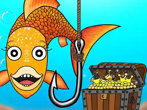 Mchezo Fishing For Gold online