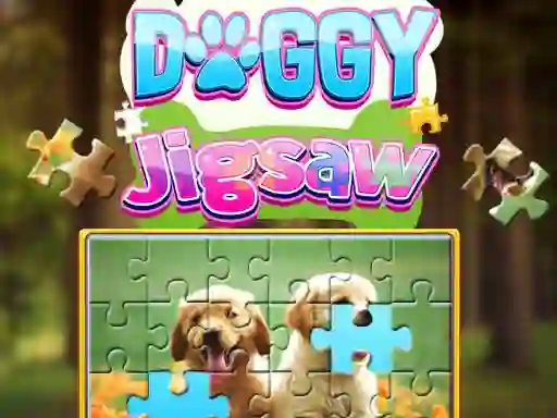 Mchezo Doggy Jigsaw online