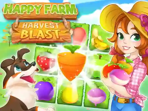 Mchezo Happy Farm Harvest Blast online