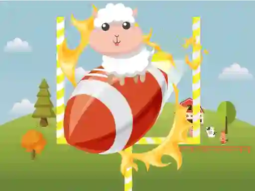 Mchezo Animals Rugby Flick online