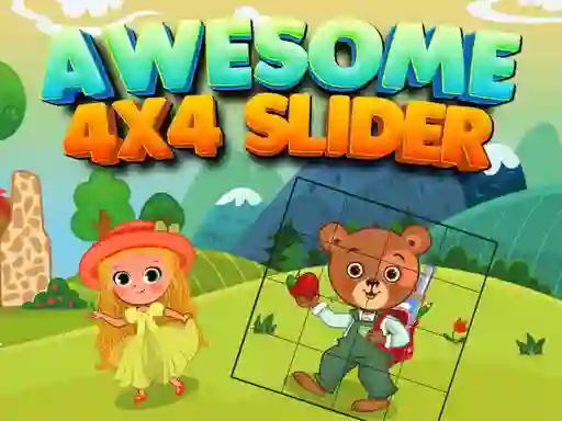 Mchezo Awesome 4x4 Slider online