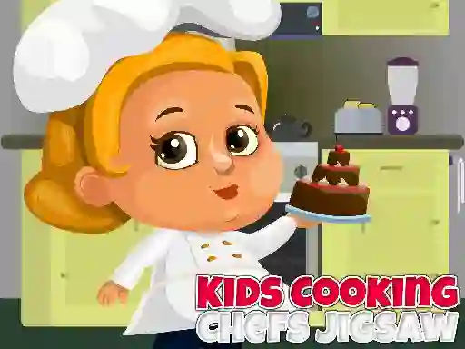Mchezo Kids Cooking Chefs Jigsaw online