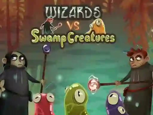 Mchezo Wizards vs swamp creatures online