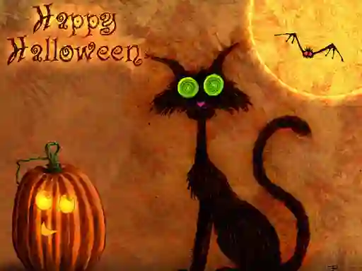 Mchezo Happy Halloween 2020 Puzzle online