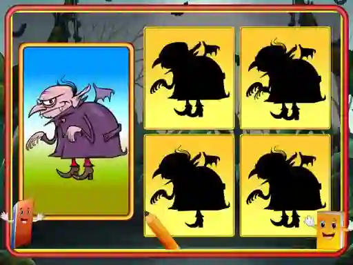 Mchezo Shadow Match Halloween online