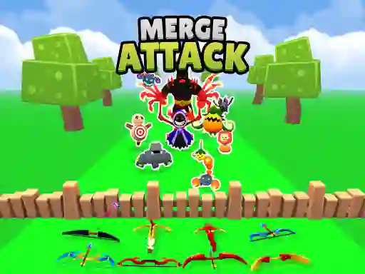 Mchezo Merge Monster Attack online