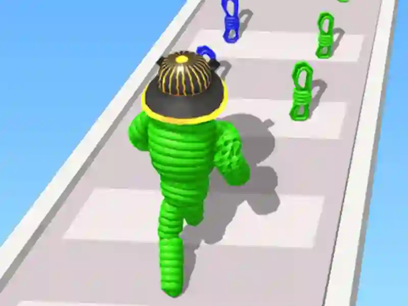 Mchezo Rope-Man Run 3D online