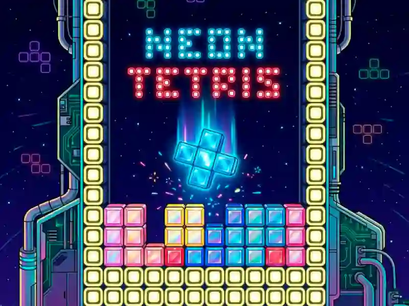 Mchezo Neon Tetris online