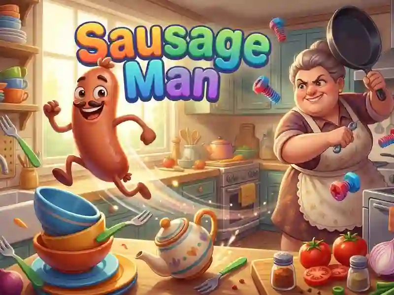 Mchezo Sausage Man online