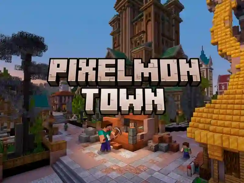 Mchezo Pixelmon Town online