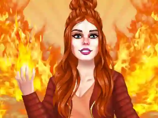 Mchezo Redhaired Fairy Fantasy vs Reality online