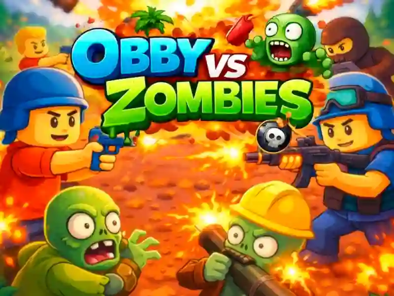 Mchezo Obby vs Zombies online