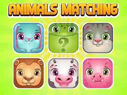 Mchezo Animals Memory Matching online