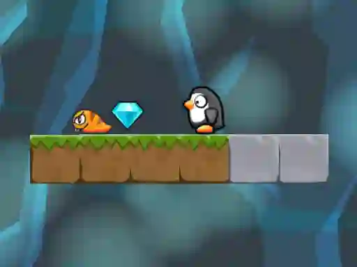 Mchezo Penguin Adventure Reverse Word online
