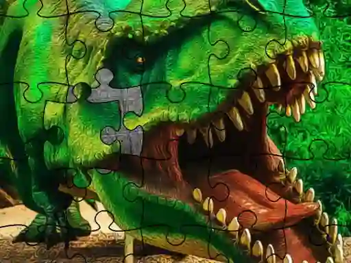 Mchezo Dino Park Jigsaw online