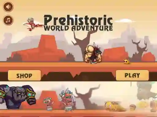 Mchezo Prehistoric World Adventure online