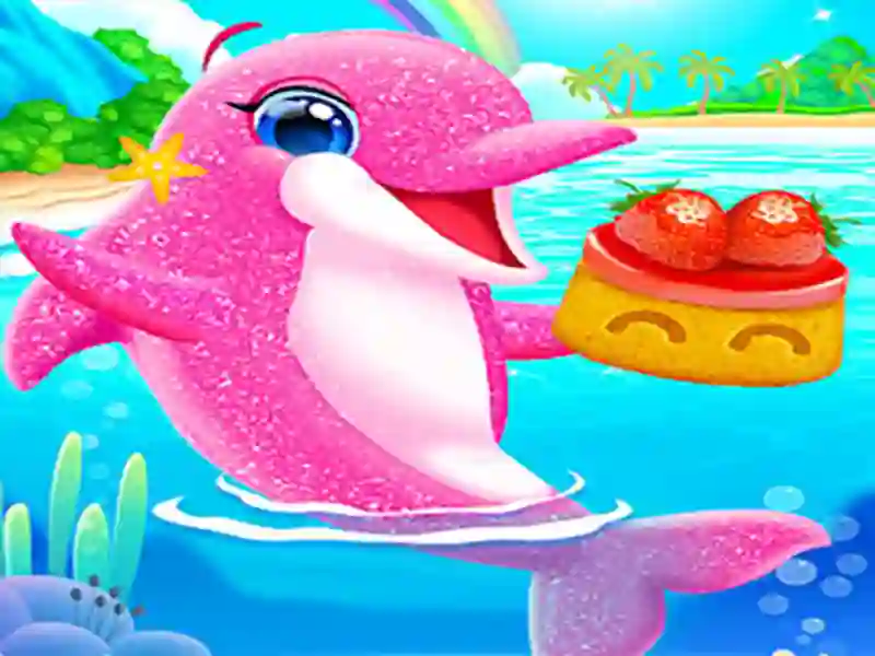 Mchezo My Twin Dolphin Baby Care online