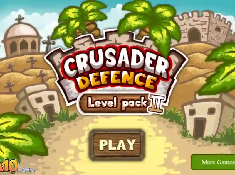 Mchezo Crusader defence: level pack online