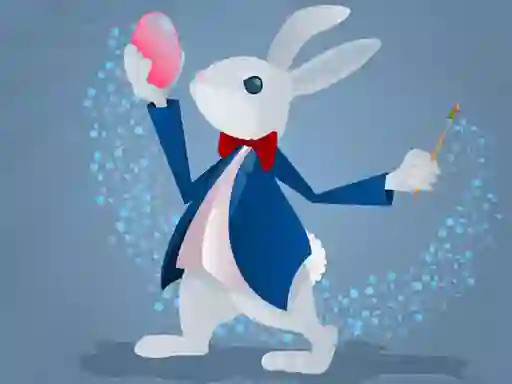 Mchezo Funny Bunnies Coloring online