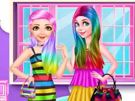 Mchezo Princess Rainbow Look online