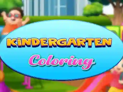 Mchezo Kindergarten Coloring online