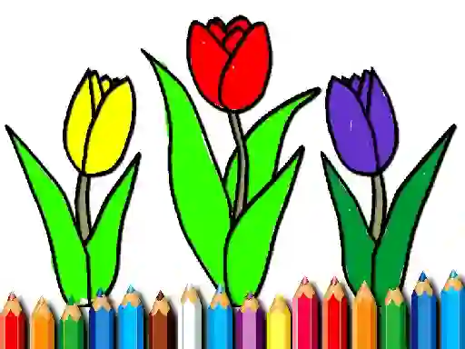 Mchezo Back To School: Spring Time Coloring Book online